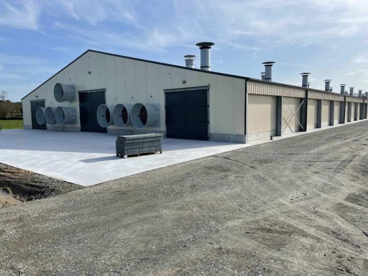 Construction bâtiment agricole robuste Saint-Quentin-en-Mauges